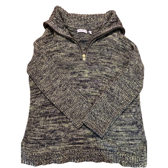 525‎ America Half Zip Pullover Sweater Knitwear Oversized Casual Comfy S - Picture 1 of 10